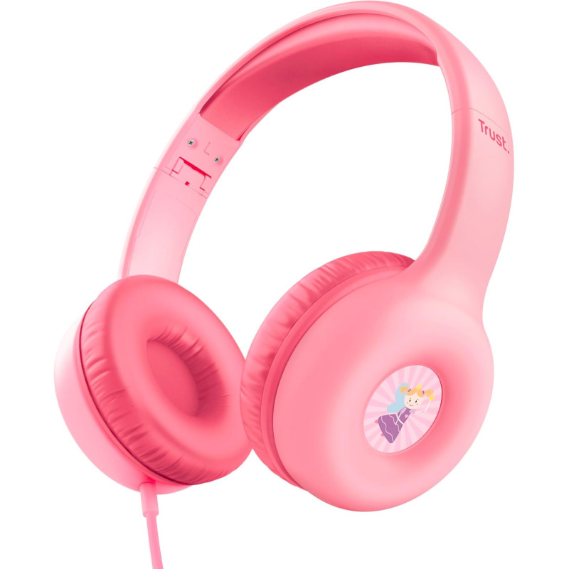 Trust Навушники Nouna Headphones mini-jack, Mic, Рожевий