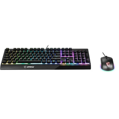 MSI Комплект клавіатура та миша Vigor GK30 COMBO UA USB, EN/UKR/RU, RGB
