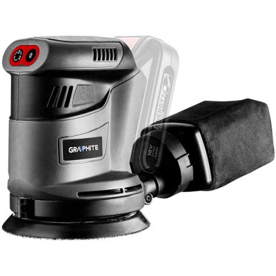 Graphite Шліфмашина ексцентрикова акумуляторна Energy + 125мм 18В 9000об·хв 1.1кг без АКБ та ЗП