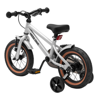 Miqilong Дитячий велосипед ST 12" сріблий