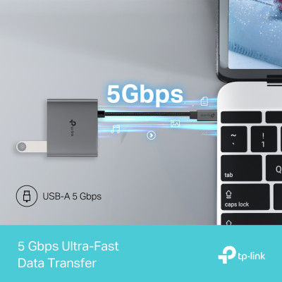TP-Link Хаб USB UH3020C USB-C > 1xUSB3.0/1xUSBC (PD 100W)/1xHDMI TP-Link Хаб USB UH3020C USB-C > 1xUSB3.0/1xUSBC (PD 100W)/1xHDMI