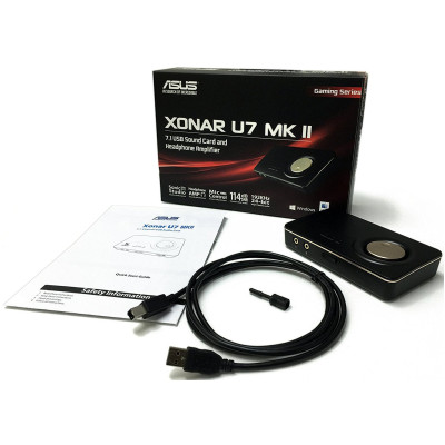 ASUS Звукова карта портативна Xonar U7 MKII USB 7.1