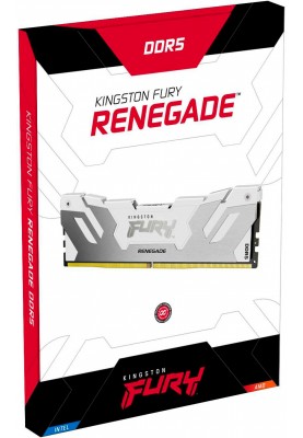 Kingston Пам'ять ПК DDR5 32GB 6000 FURY Renegade White XMP