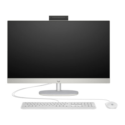 HP Комп'ютер персональний моноблок All-in-One 27" FHD IPS AG, Intel i5-1335U, 16GB, F512GB, UMA, WiFi, кл+м, DOS, білий