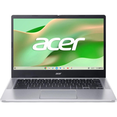 Acer Ноутбук Acer Chromebook CB314-4H 14" FHD IPS, Intel C N100, 8GB, F128GB, UMA, ChromeOS, сріблястий