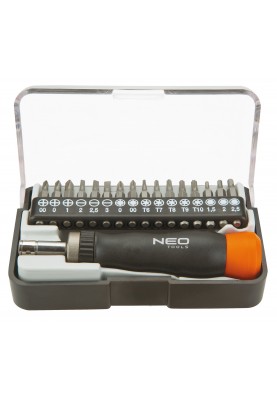 Neo Tools 04-228 Насадки прецизiйнi з тримачем, набiр 17 шт.