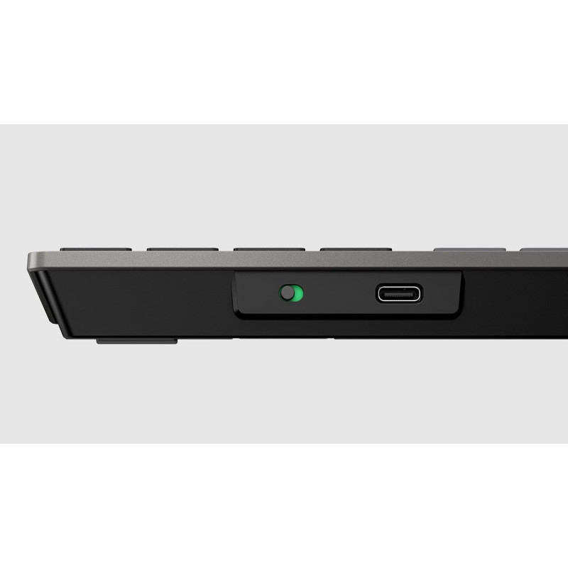 HP Клавіатура мембранна 720 Multi-Device Rechargeable, 109key, WL/BT, EN/UK, чорний