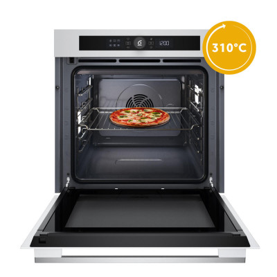 Whirlpool Духовий шафа електричний, 73л, A+, дисплей, конвекція, піроліз, телескопічні напрямні, білий