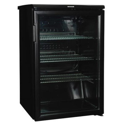 SNAIGE Холодильна вітрина, 85x56х60, 130л, полиць - 3, зон - 1, бут-62, 1дв., ST, чорний