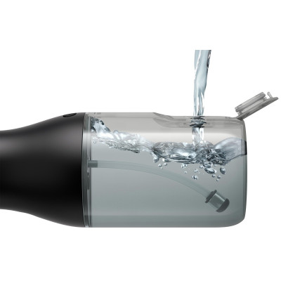 Philips Іригатор портативний Sonicare Cordless Power Flosser 3000, чаша 250 мл, чохол, 2 насадки , чорний