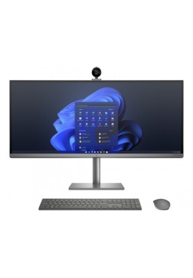 HP Комп'ютер персональний моноблок ENVY 34" WUHD IPS, Intel i7-12700, 32GB, F1TB, NVD3060-6, WiFi, кл+м, Win11, сріблястий