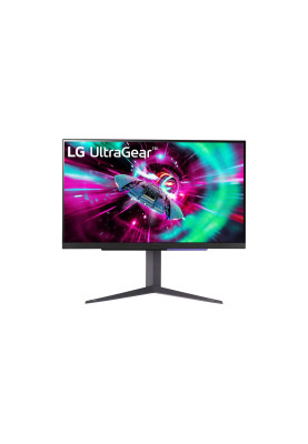 LG Монітор 27" 27GR93U-B 2xHDMI, DP, USB, Audio, IPS, 3840x2160, 144Hz, 1ms, DCI-P3 95%, G-SYNC, FreeSync, Pivot, HDR400