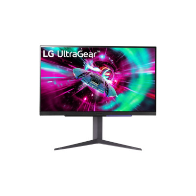 LG Монітор 27" 27GR93U-B 2xHDMI, DP, USB, Audio, IPS, 3840x2160, 144Hz, 1ms, DCI-P3 95%, G-SYNC, FreeSync, Pivot, HDR400
