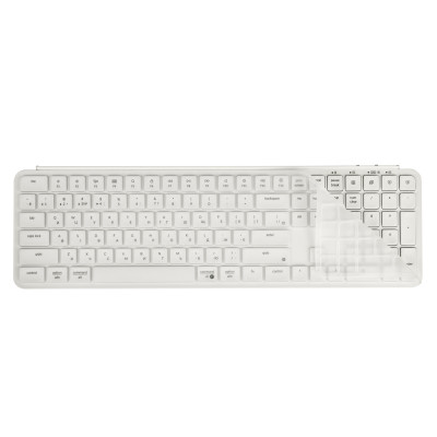 Keychron Клавіатура мембрана B6 Pro, USB/WL/BT, ivory white