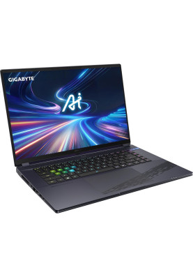 Gigabyte Ноутбук AORUS 16X 16.0 QHD 165Hz, Intel i7-13650HX, 16GB, F1TB, NVD4070-8, W11, чорний