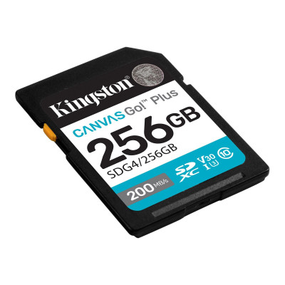 Kingston Карта пам'яті Kingston SD 256GB C10 UHS-I U3 V30 R200/W160MB/s