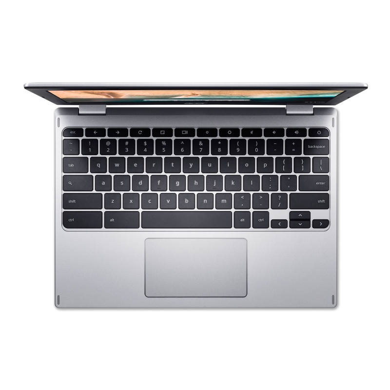Acer Ноутбук Chromebook CB311-11H 11" IPS, MediaTek MT8183, 4GB, F64GB, UMA, ChromeOS, сріблястий