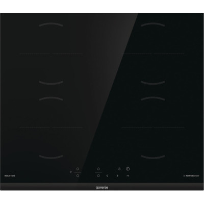 Gorenje Варильна поверхня індукційна, 60см, PowerBoost, TouchControl, чорний