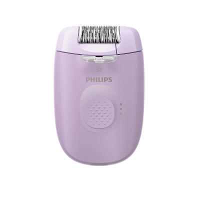Philips Епілятор Series 2000 дисковий, від мережі, сух., насадок-3, з підсвіткою, фіолетовий