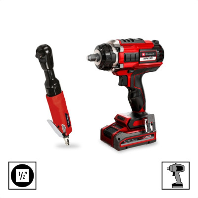 Einhell Набір ударних торцевих головок 40мм 1/2" 10-21 мм 12шт кейс 0.78кг Einhell Набір ударних торцевих головок 40мм 1/2" 10-21 мм 12шт кейс 0.78кг