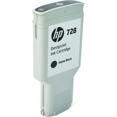 HP Картридж HP No.728 DesignJet T730/T830 Matte Black 300 ml