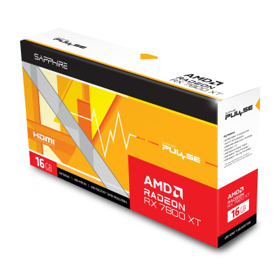 SAPPHIRE Відеокарта Radeon RX 7800 XT 16GB GDDR6 Pulse GAMING