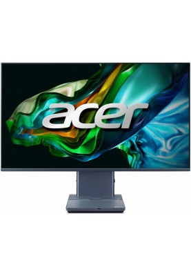 Acer Комп'ютер персональний моноблок Aspire S32-1856 31.5" QHD, Intel i7-1360P, 32GB, F1024GB, UMA, WiFi, кл+м, Lin, сірий