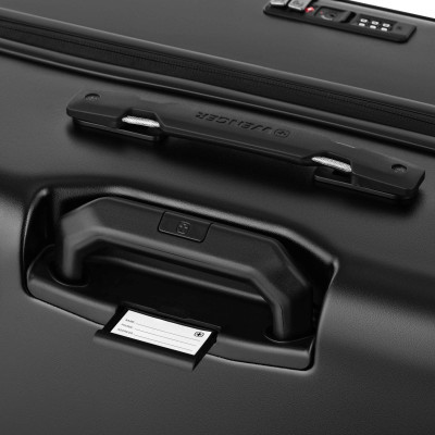 Wenger Валіза Wenger Amplix Hardside Medium, середня, полікарбонат, TSA, 4 колеса, розширення, чорний