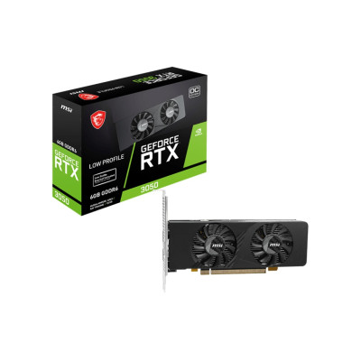 MSI Відеокарта GeForce RTX 3050 6GB GDDR6 LP E OC