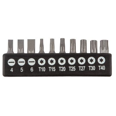 Neo Tools Викрутки, набор 14шт, 10 біт, SL, PH, Torx, сталь CrV
