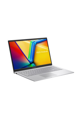 ASUS Ноутбук Vivobook 15 X1504ZA-BQ605 15.6" FHD IPS, Intel i3-1215U, 16GB, F512GB, UMA, NoOS, Сріблястий
