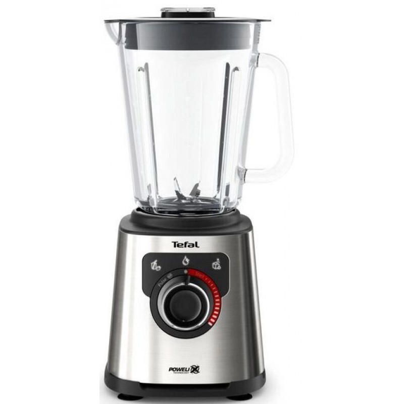 Tefal Блендер стаціонарний Perfect mix+, 1200Вт, чаша-1750мл, скло, сталь-чорний