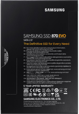Samsung Накопичувач SSD 2.5" 4TB SATA 870EVO