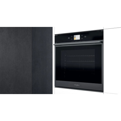 Whirlpool Духовий шафа Whirlpool електричний, 73л, A+, дисплей, конвекція, телескопічні напрямні, чорний