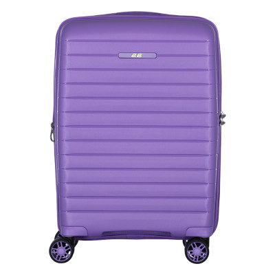 2E Валіза, Aero, поліпропілен, мала, 35/44 л, TSA, 4 колеса, EXP, лавандовий