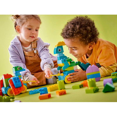 LEGO Конструктор LEGO DUPLO Town Динозаври на колесах 3в1 LEGO Конструктор LEGO DUPLO Town Динозаври на колесах 3в1