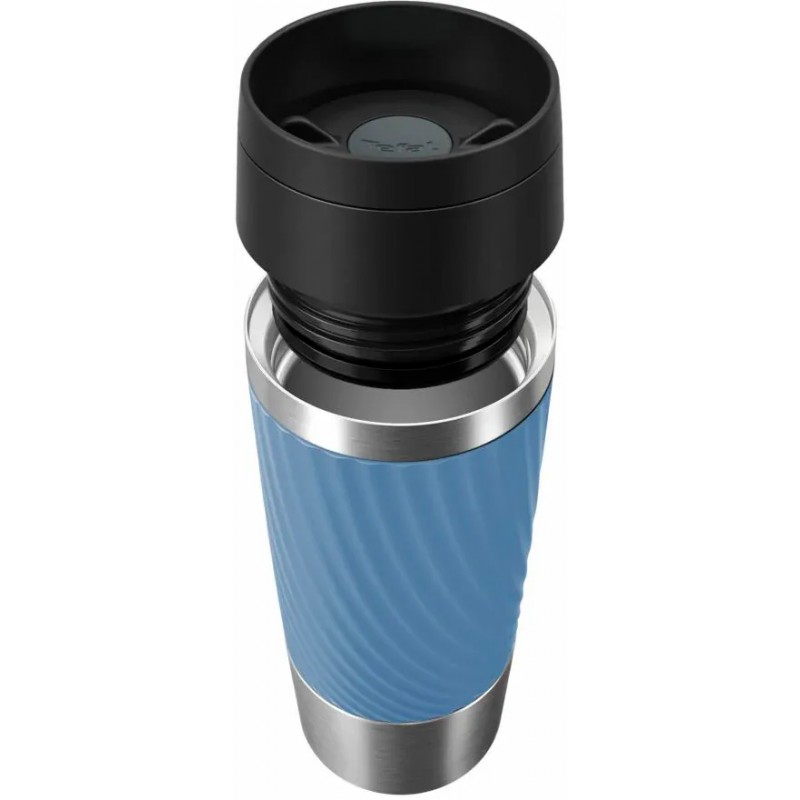 Tefal Термочашка Travel Mug Classic Twist, 360мл, нержавіюча сталь, блакитний