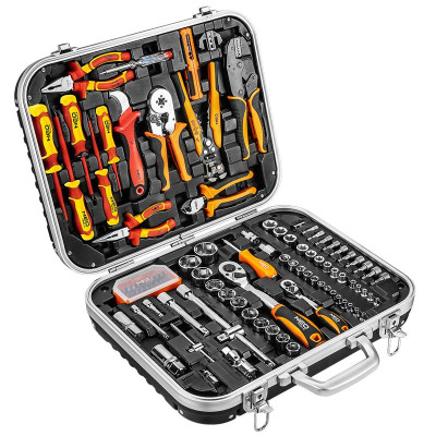 Neo Tools Набір інструментів, діелектричний, 108шт, для електрика 1000В, CrV, кейс