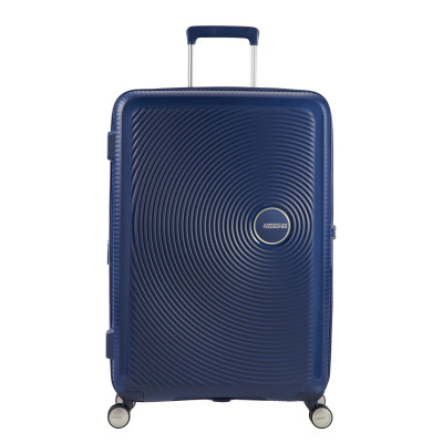 American Tourister Валіза American Tourister, Soundbox, поліпропілен, середня, 67см, 71.5/81л, TSA, 4 колеса, EXP, темно-синій