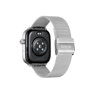 Mibro Смарт-часи Fit 44мм, 1.75", 390x450, AMOLED, BT 5.3, GPS, 2 ATM, сріблястий