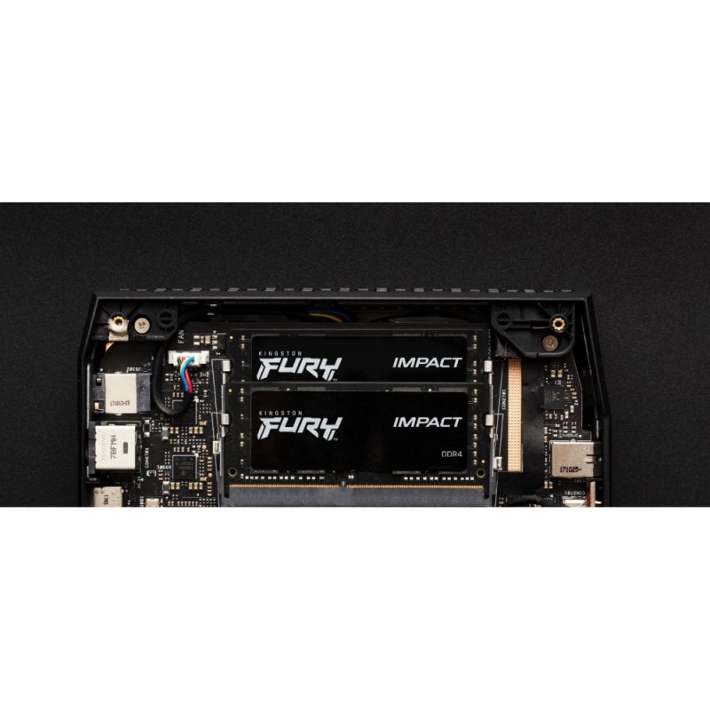 Kingston Пам'ять ноутбука DDR4 16GB KIT (8GBx2) 3200 FURY Impact