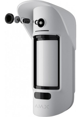 Ajax Бездротовий вуличний датчик руху з фотофіксацією MotionCam Outdoor білий