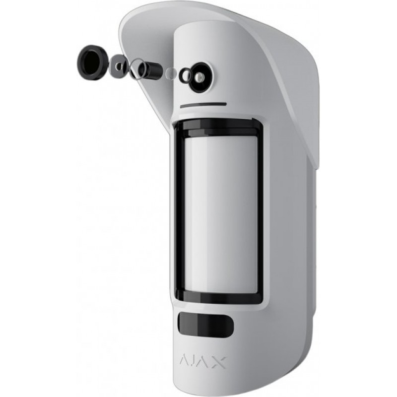 Ajax Бездротовий вуличний датчик руху з фотофіксацією MotionCam Outdoor білий