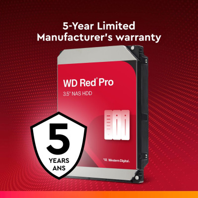 WD Жорсткий диск 8TB 3.5" 7200 256MB SATA Red Pro NAS