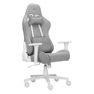 2E Gaming Крісло BUSHIDO II WE, тканина, 3D-Armrests, сірий світлий