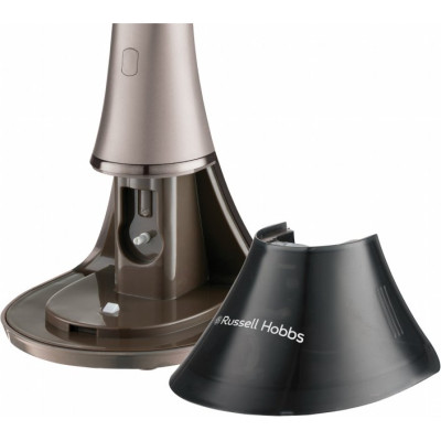 Russell Hobbs Відпарювач компактний Steam Genie Aroma, 1800Вт, 200мл, постійна пара - 32гр, керам. підошва, чорно-коричневий