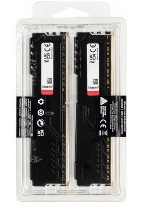 Kingston Пам'ять ПК DDR4 32GB KIT (16GBx2) 3200 FURY Beast Black