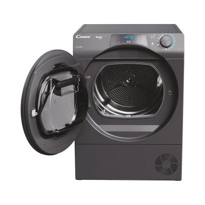 Candy Сушильна машина тепловий насос, 7кг, A++, 48,6см, дисплей, Wi-Fi, cріблястий Candy Сушильна машина тепловий насос, 7кг, A++, 48,6см, дисплей, Wi-Fi, cріблястий