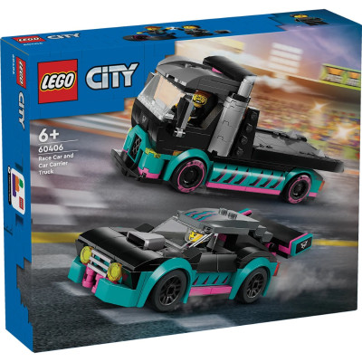 LEGO Конструктор City Автомобіль для перегонів та автовоз