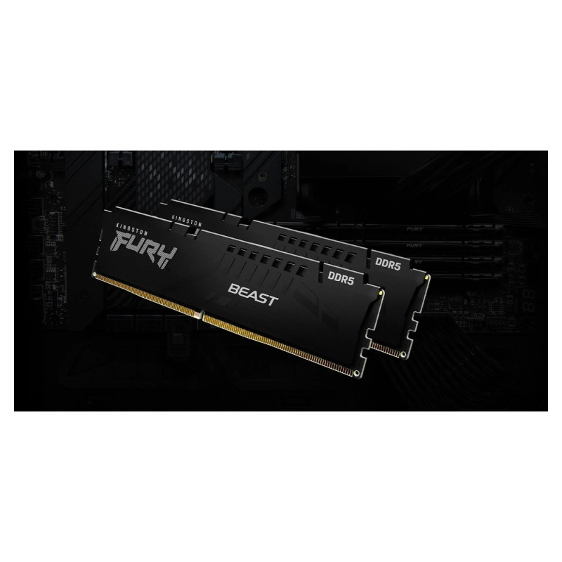 Kingston Пам'ять ПК DDR5 64GB KIT (32GBx2) 6000 FURY Beast EXPO